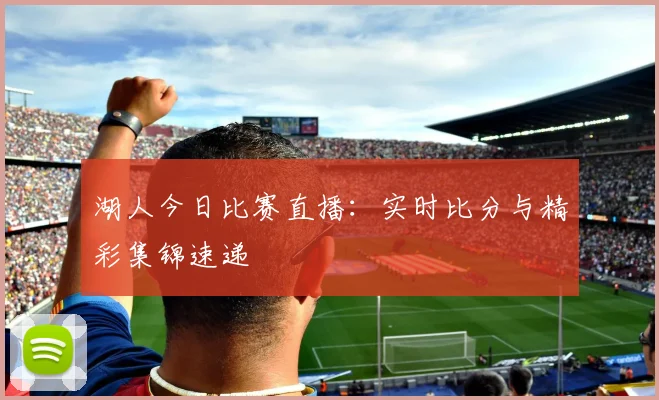 湖人今日比赛直播:实时比分与精彩集锦速递